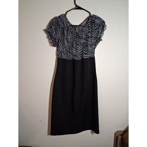 Voir Voir Dress Business Casual Office Professional Animal Print Women's Size 8